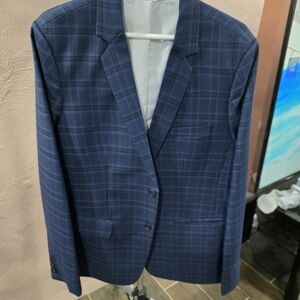 Blue Plaid Sport Coat